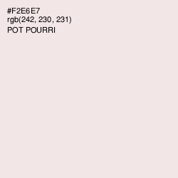 #F2E6E7 - Pot Pourri Color Image